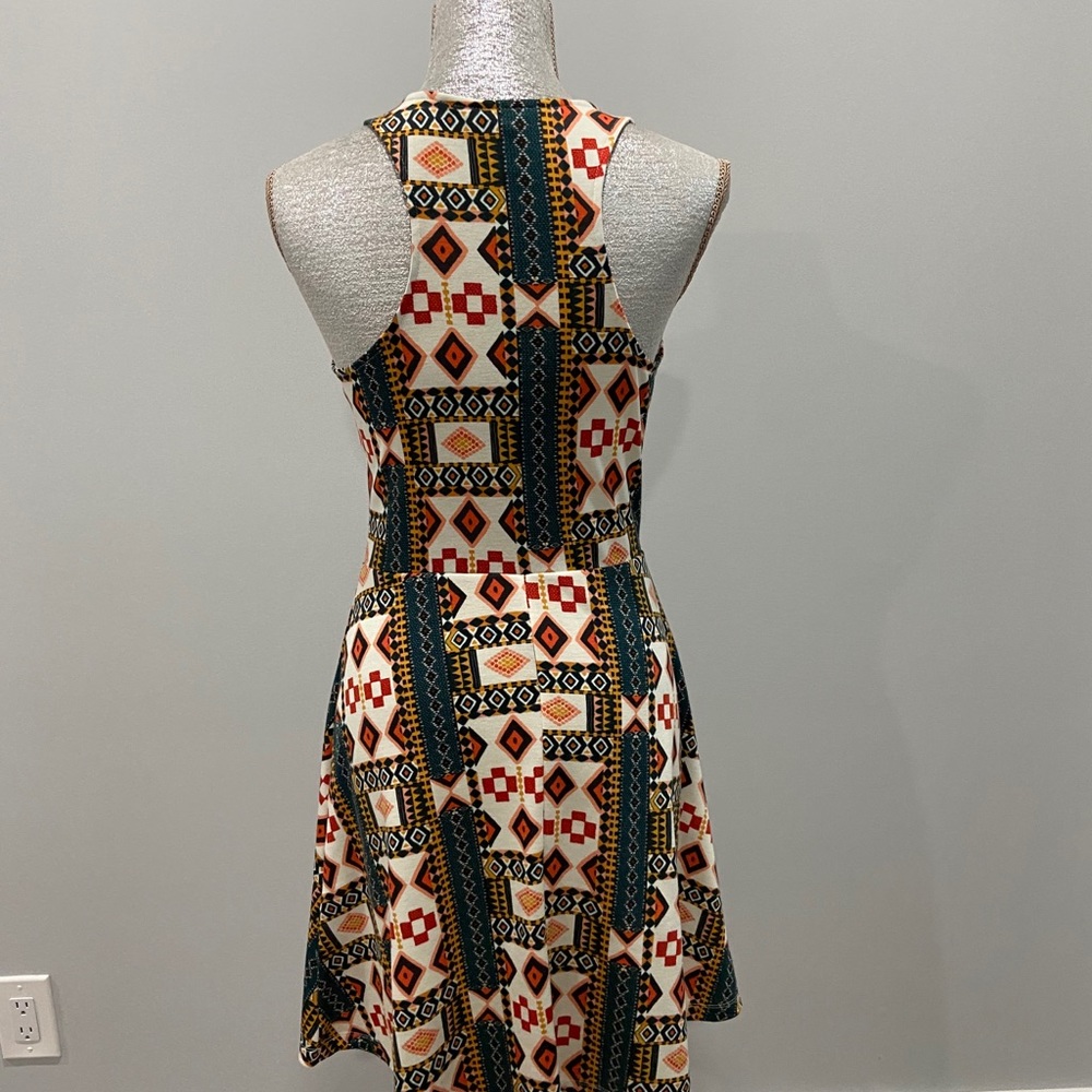 Colorful Pattern Dress - Picture 2 of 2